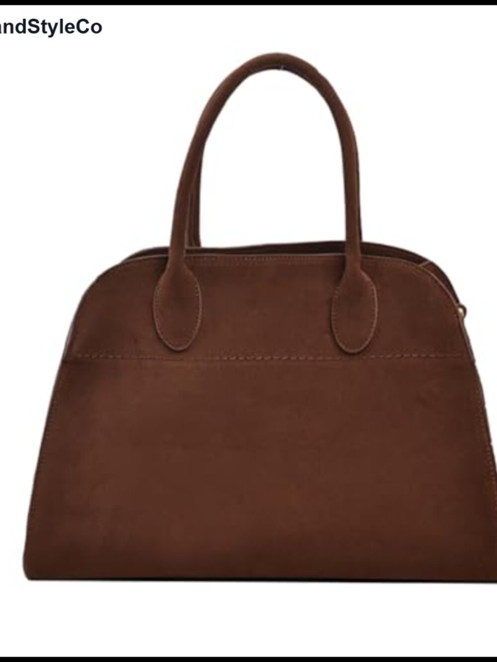 Women's Retro Suede Leather Tote Bag Ladies' Fashion Shoulder Handbag Top